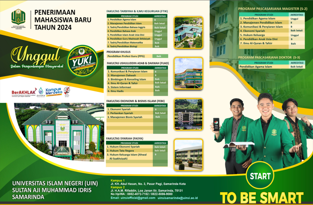 Brosur PMB 2024 PMB UINSI Samarinda